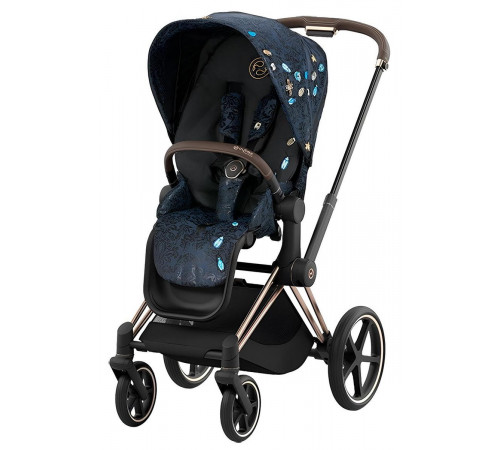 Детская коляска 2 в 1 Cybex Priam IV Jewels of Nature шасси Rosegold (Жемчужины природы)