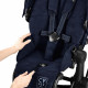 Детская коляска 2 в 1 Cybex Priam IV Rebellious Luxury Denim Blue шасси Rosegold