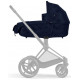 Детская коляска 2 в 1 Cybex Priam IV Rebellious Luxury Denim Blue шасси Rosegold