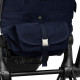 Детская коляска 2 в 1 Cybex Priam IV Rebellious Luxury Denim Blue шасси Rosegold
