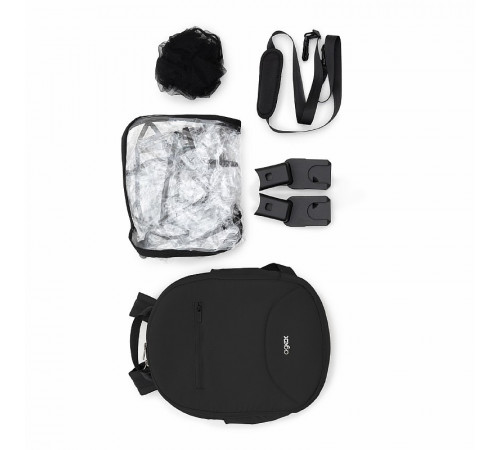 Коляска 2 в 1 Agex Life 2026, Black