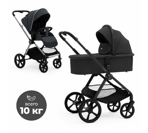 Коляска 2 в 1 Agex Life 2026, Black