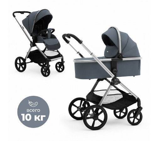 Коляска 2 в 1 Agex Life 2026, Grey
