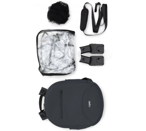 Коляска 2 в 1 Agex Life 2026, Midnight Grey