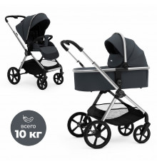 Коляска 2 в 1 Agex Life 2026, Midnight Grey