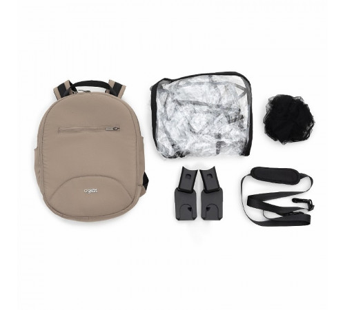 Коляска 2 в 1 Agex Life 2026, Taupe Beige