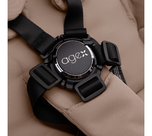 Коляска 2 в 1 Agex Prima Pro, Black