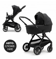 Коляска 2 в 1 Agex Prima Pro, Midnight Grey
