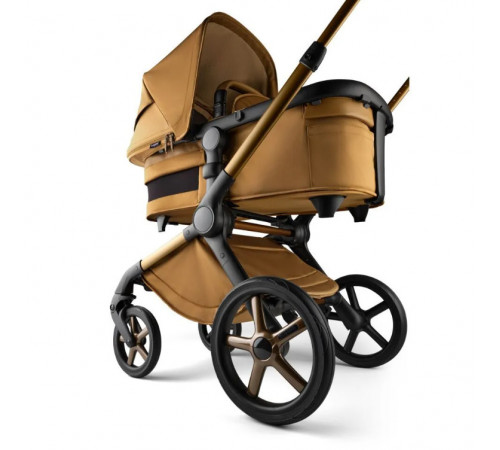 Коляска 2 в 1 Bugaboo Fox 5 complete Noir Limited Edition UK, Amber Glow