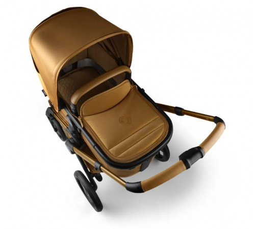 Коляска 2 в 1 Bugaboo Fox 5 complete Noir Limited Edition UK, Amber Glow