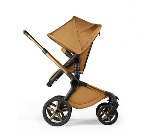 Коляска 2 в 1 Bugaboo Fox 5 complete Noir Limited Edition UK, Amber Glow