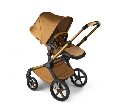 Коляска 2 в 1 Bugaboo Fox 5 complete Noir Limited Edition UK, Amber Glow