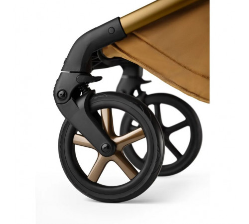 Коляска 2 в 1 Bugaboo Fox 5 complete Noir Limited Edition UK, Amber Glow