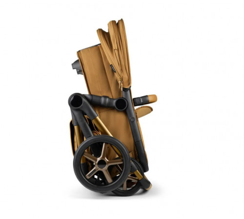 Коляска 2 в 1 Bugaboo Fox 5 complete Noir Limited Edition UK, Amber Glow