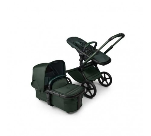 Коляска 2 в 1 Bugaboo Fox 5 complete Noir Limited Edition UK, Midnight Green