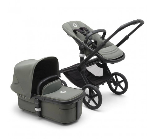 Коляска 2 в 1 Bugaboo Fox 5 Complete шасси Black, Forest Green