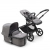 Коляска 2 в 1 Bugaboo Fox 5 Complete шасси Black, Grey Melange Коляска 2 в 1 Bugaboo Fox 5 Complete шасси Black, Grey Melange