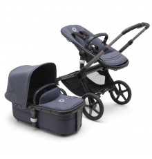 Коляска 2 в 1 Bugaboo Fox 5 Complete шасси Graphite, Stormy Blue