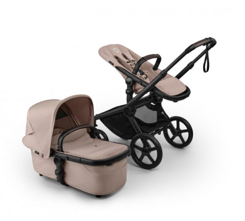 ККоляска 2 в 1 Bugaboo Fox 5 Renew complete, Black/Desert Taupe Melange-Desert Taupe Melange