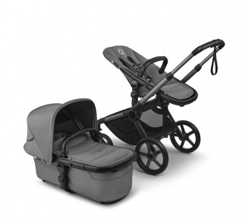 Коляска 2 в 1 Bugaboo Fox 5 Renew complete, Graphite/Moon Grey-Moon Grey