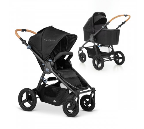 Коляска 2 в 1 Bumbleride Era, Black
