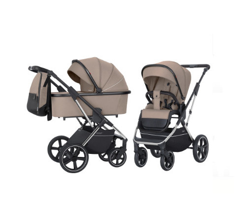 Коляска 2 в 1 Carrello Aurora CRL-6505, Anvil Grey / шасси Chrome