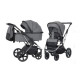 Коляска 2 в 1 Carrello Aurora CRL-6505, Carbon Grey / шасси Chrome