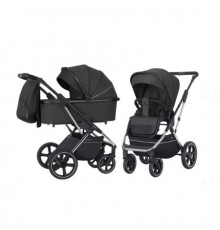 Коляска 2 в 1 Carrello Aurora CRL-6505, Cosmic Black / шасси Chrome