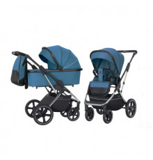 Коляска 2 в 1 Carrello Aurora CRL-6505, Ocean Blue / шасси Chrome