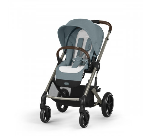 Коляска 2 в 1 Cybex Balios S Lux TPE 2025 (с дождевиками), Stormy Blue 