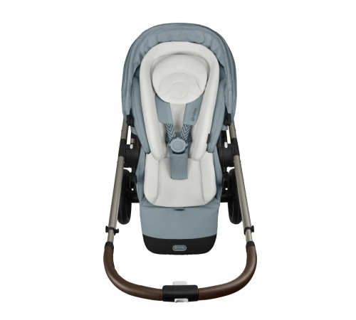 Коляска 2 в 1 Cybex Balios S Lux TPE 2025 (с дождевиками), Stormy Blue 