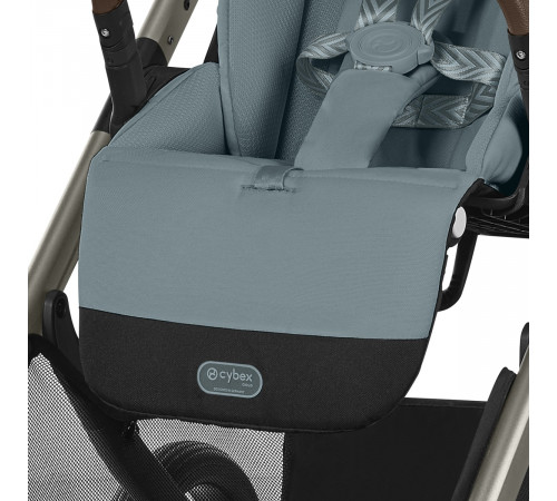 Коляска 2 в 1 Cybex Balios S Lux TPE 2025 (с дождевиками), Stormy Blue 