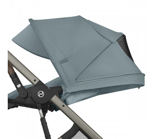 Коляска 2 в 1 Cybex Balios S Lux TPE 2025 (с дождевиками), Stormy Blue 