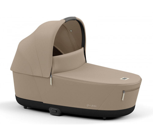 Коляска 2 в 1 Cybex Priam IV Cozy Beige, шасси Chrome Brown