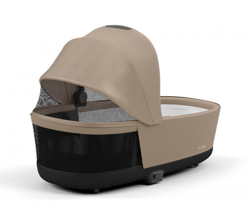 Коляска 2 в 1 Cybex Priam IV Cozy Beige, шасси Chrome Brown