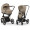 Коляска 2 в 1 Cybex Priam IV Cozy Beige, шасси Rose Gold
