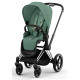 Коляска 2 в 1 Cybex Priam IV Leaf Green, шасси Chrome Black
