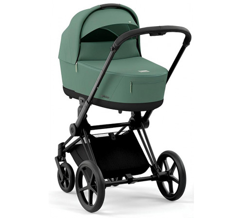 Коляска 2 в 1 Cybex Priam IV Leaf Green, шасси Matt Black