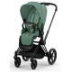 Коляска 2 в 1 Cybex Priam IV Leaf Green, шасси Rose Gold