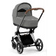 Коляска 2 в 1 Cybex Priam IV Mirage Grey, шасси Chrome Brown
