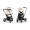 Коляска 2 в 1 Cybex Priam IV Off White, шасси Chrome Black