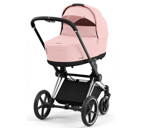 Коляска 2 в 1 Cybex Priam IV Peach Pink, шасси Chrome Black