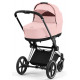 Коляска 2 в 1 Cybex Priam IV Peach Pink, шасси Chrome Black