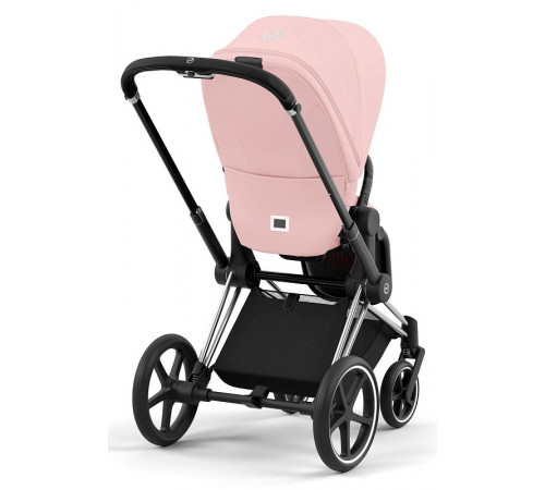 Коляска 2 в 1 Cybex Priam IV Peach Pink, шасси Chrome Black