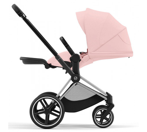 Коляска 2 в 1 Cybex Priam IV Peach Pink, шасси Chrome Black