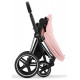 Коляска 2 в 1 Cybex Priam IV Peach Pink, шасси Chrome Black