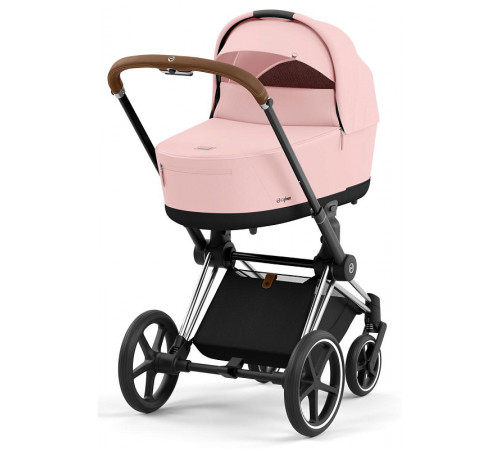 Коляска 2 в 1 Cybex Priam IV Peach Pink, шасси Chrome Brown