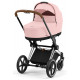 Коляска 2 в 1 Cybex Priam IV Peach Pink, шасси Chrome Brown