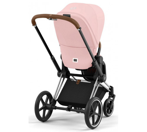 Коляска 2 в 1 Cybex Priam IV Peach Pink, шасси Chrome Brown