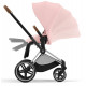 Коляска 2 в 1 Cybex Priam IV Peach Pink, шасси Chrome Brown